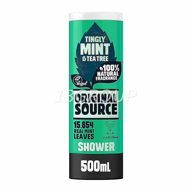 Original Source Tingly Mint Tea Tree Shower Gel Body Wash, 500ml